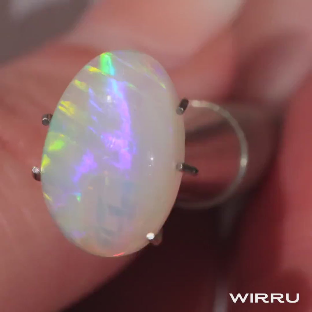 2.00ct Dark Crystal Opal - 8 x 11 x 3.5mm