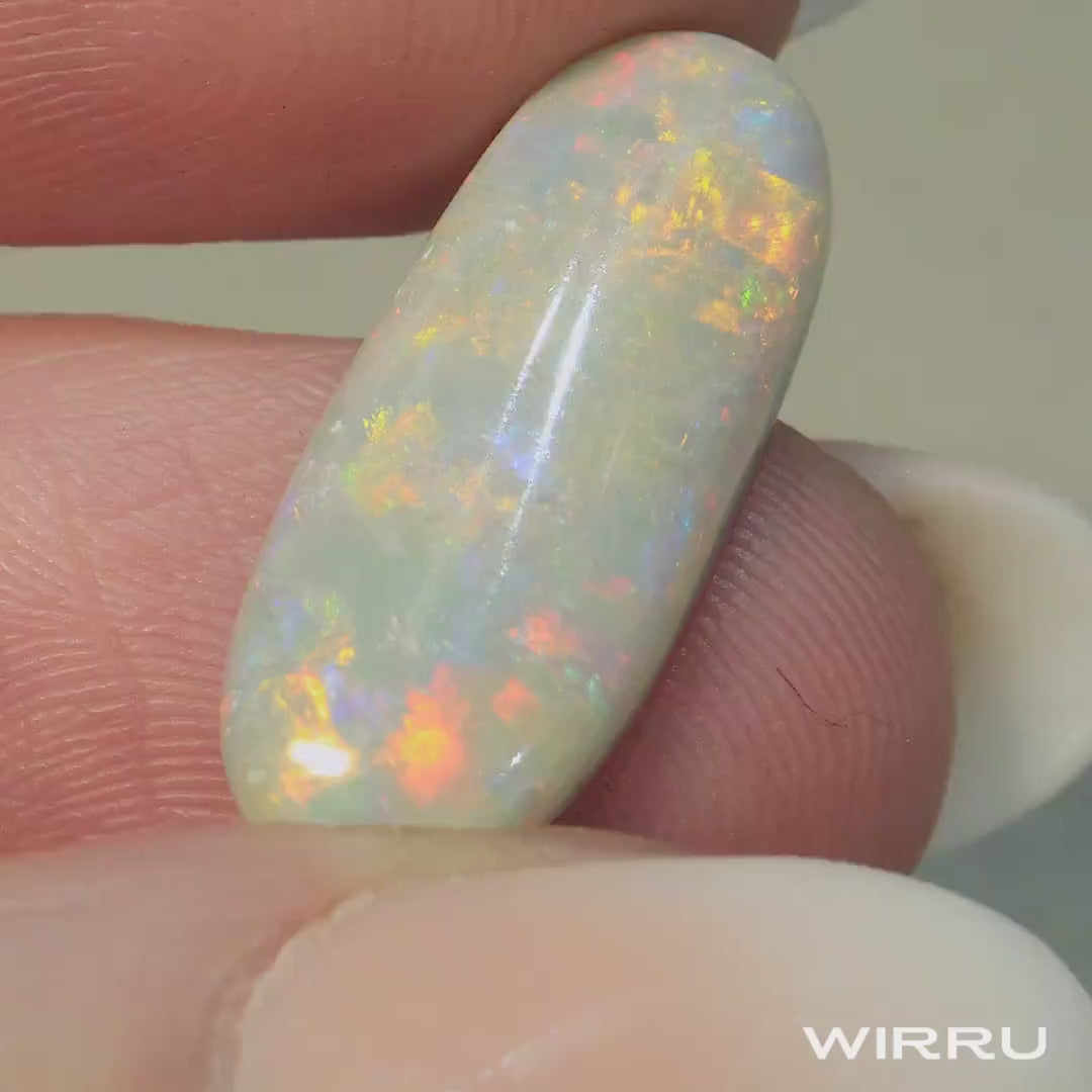 Large Australian Opal 5.73ct - Natural Solid Australian Dark Opal - Unset Calibrated Opal - Loose Opal Cabochon for Handmade Jewelry