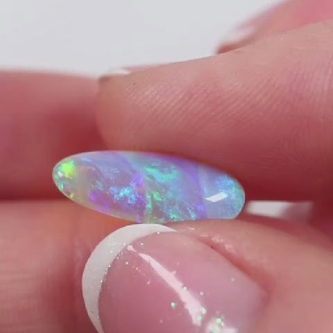 2.02ct Double Sided Crystal Opal - 6.7 x 16 x 3.3mm