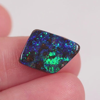 7.12 ct Boulder Opal - 10.5 x 15.2 x 4.2mm