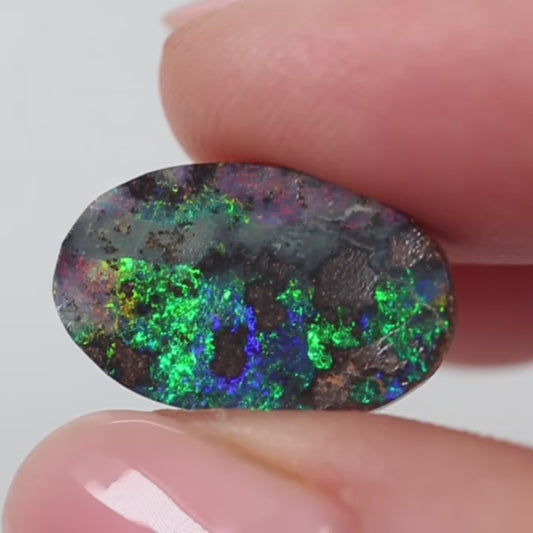7.40 ct Boulder Opal - 11 x 17 x 4mm