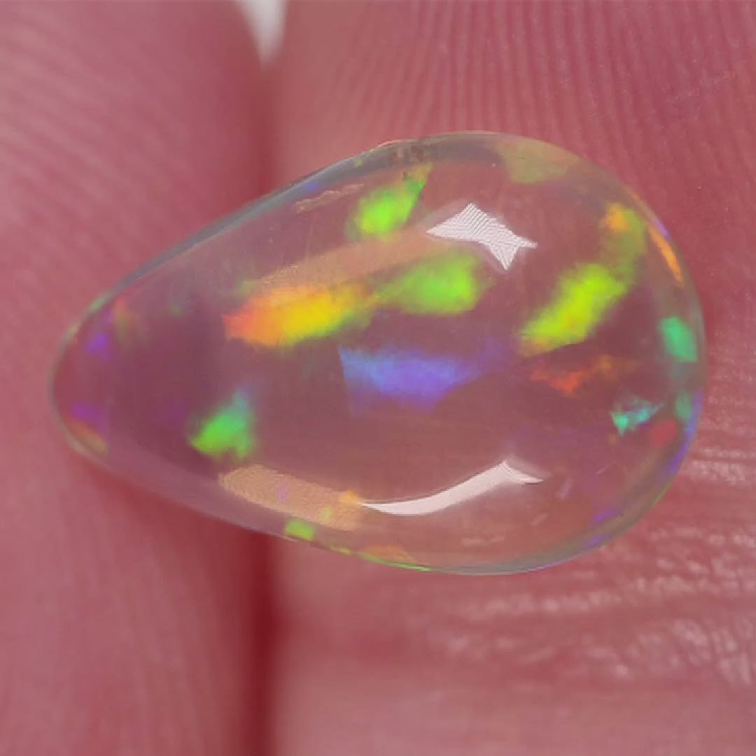 1.7ct Double Sided Crystal Opal - 7.4 x 11.8 x 3.8mm