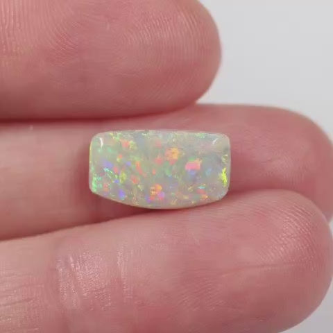 3.4ct Dark Opal - 8 x 14 x 4mm