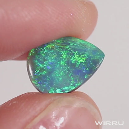 1.66ct Dark Opal - 9.5 x 12 x 2.3mm