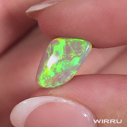 1.86ct Dark Crystal Opal - 7.5 x 12.5 x 3mm