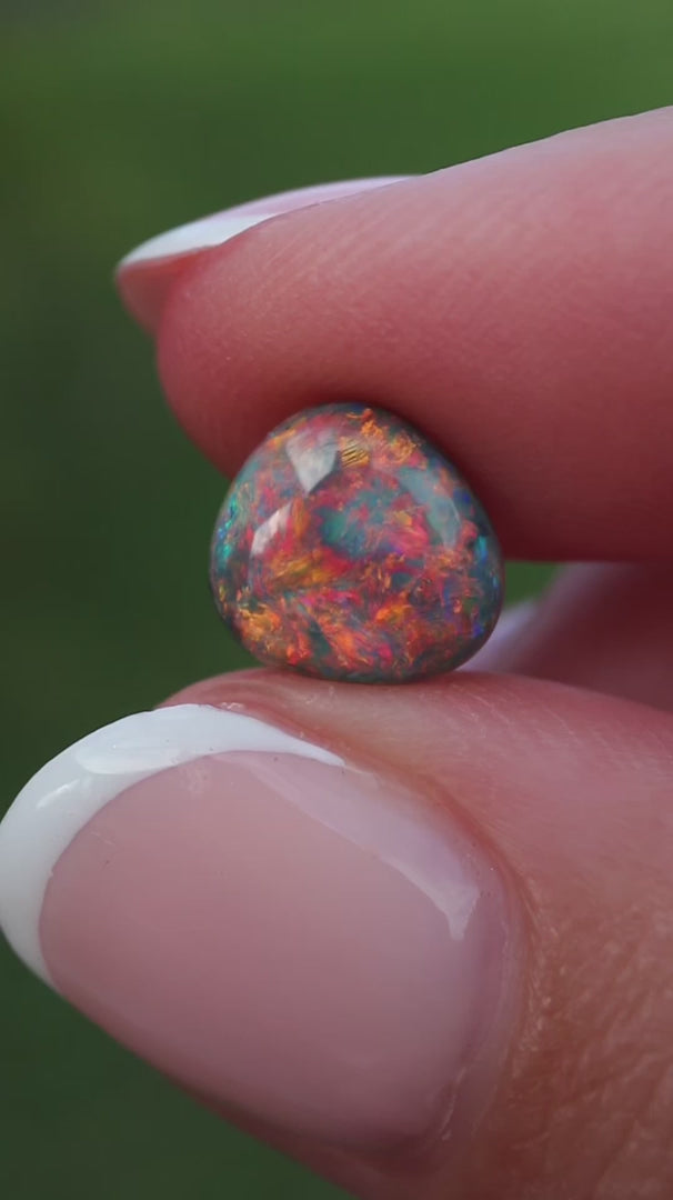 2.04ct Black Opal - 8.7 x 8.5 x 4.8mm