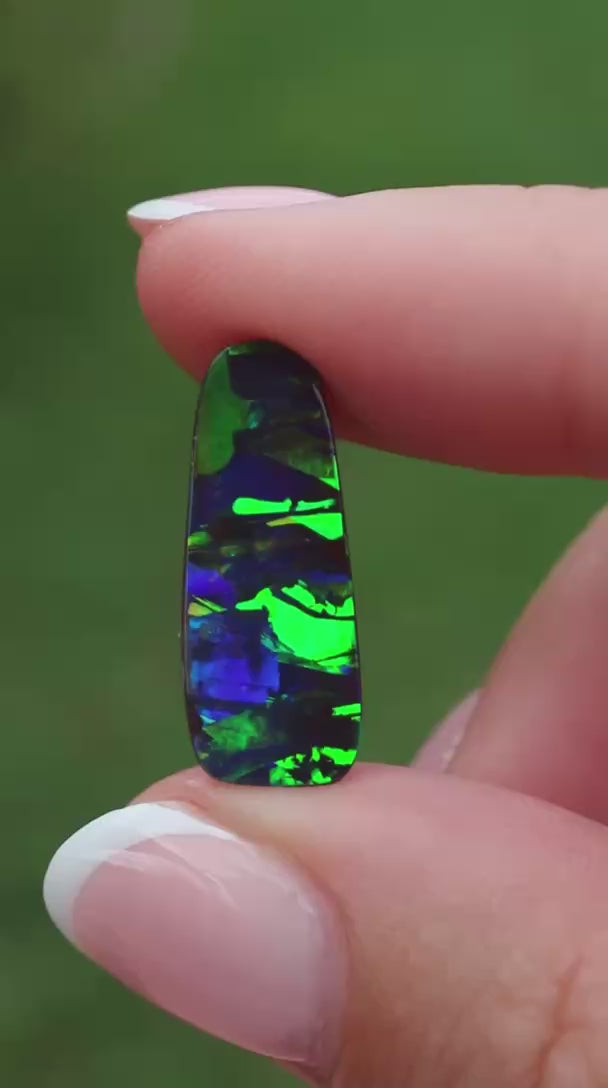 6.69ct Boulder Opal - 21.3 x 8.5 x 4.2mm