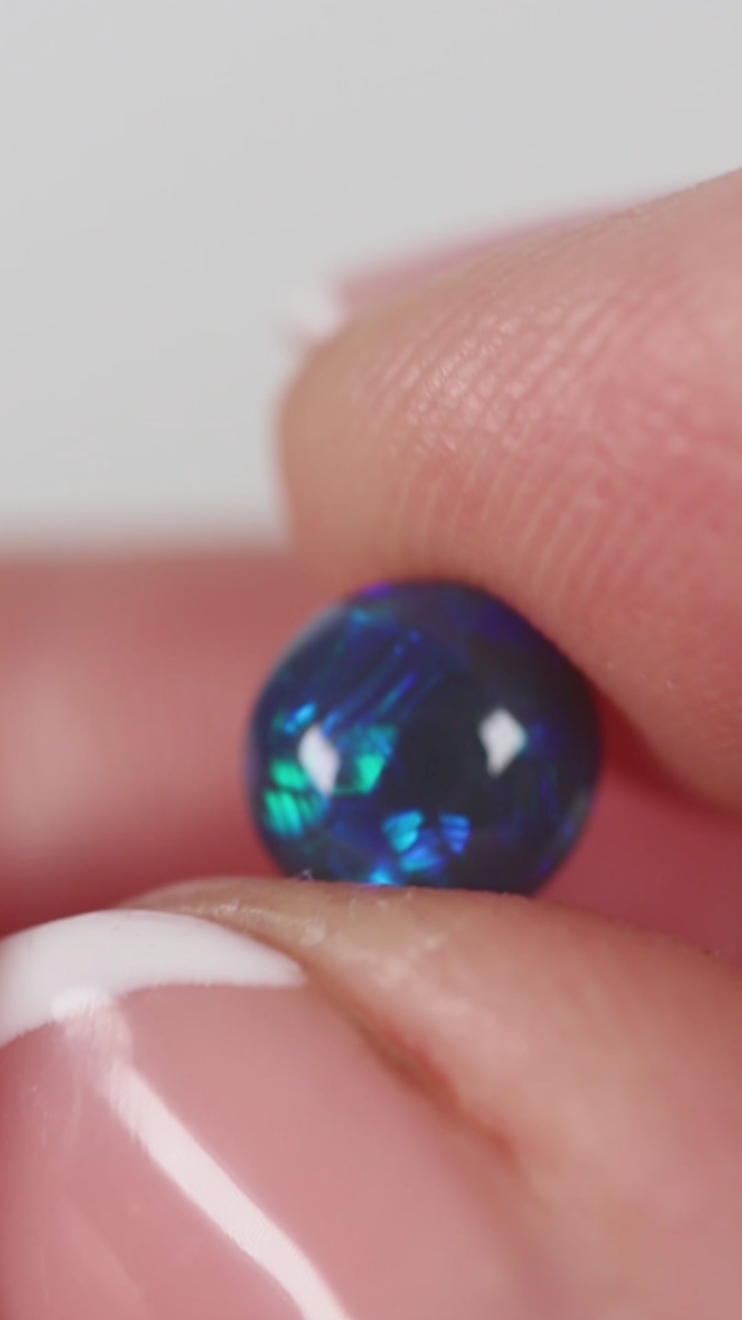 1.11ct Black Opal - 6.8 x 6.7 x 4.0mm