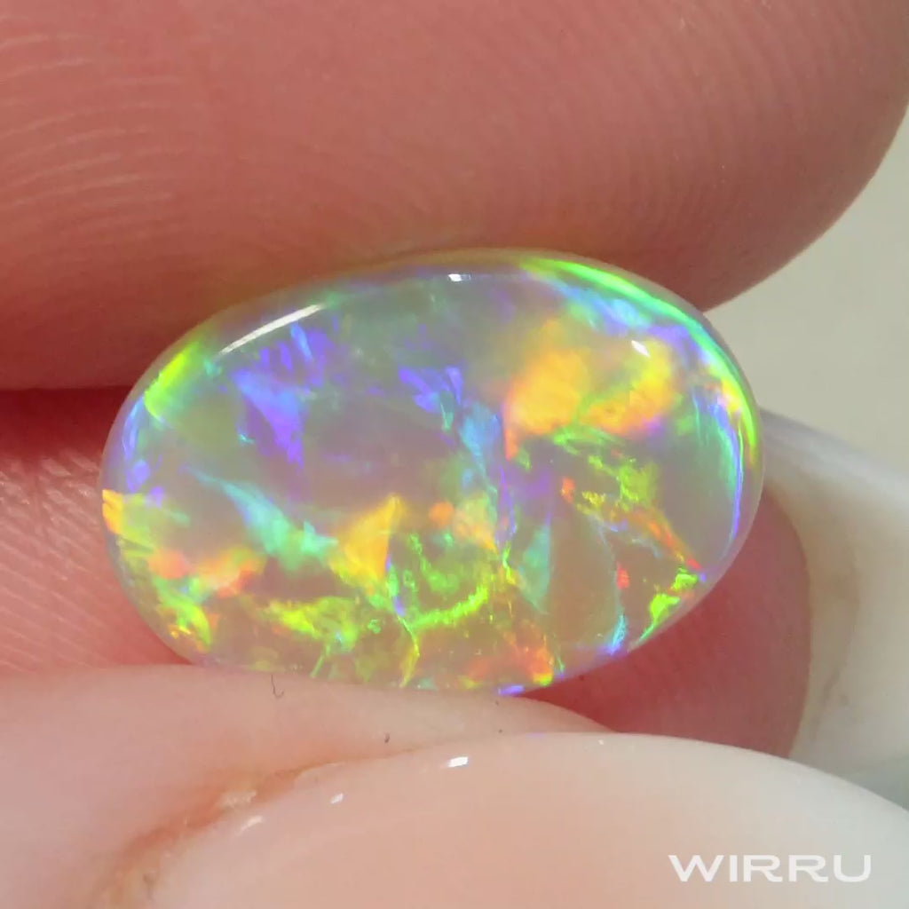 1.94ct Dark Crystal Opal - 9.5 x 14 x 2mm