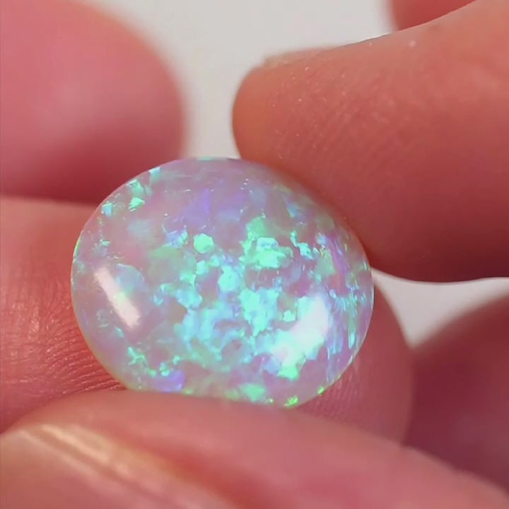 4.5ct Crystal Opal - 13 x 14.5 x 4mm