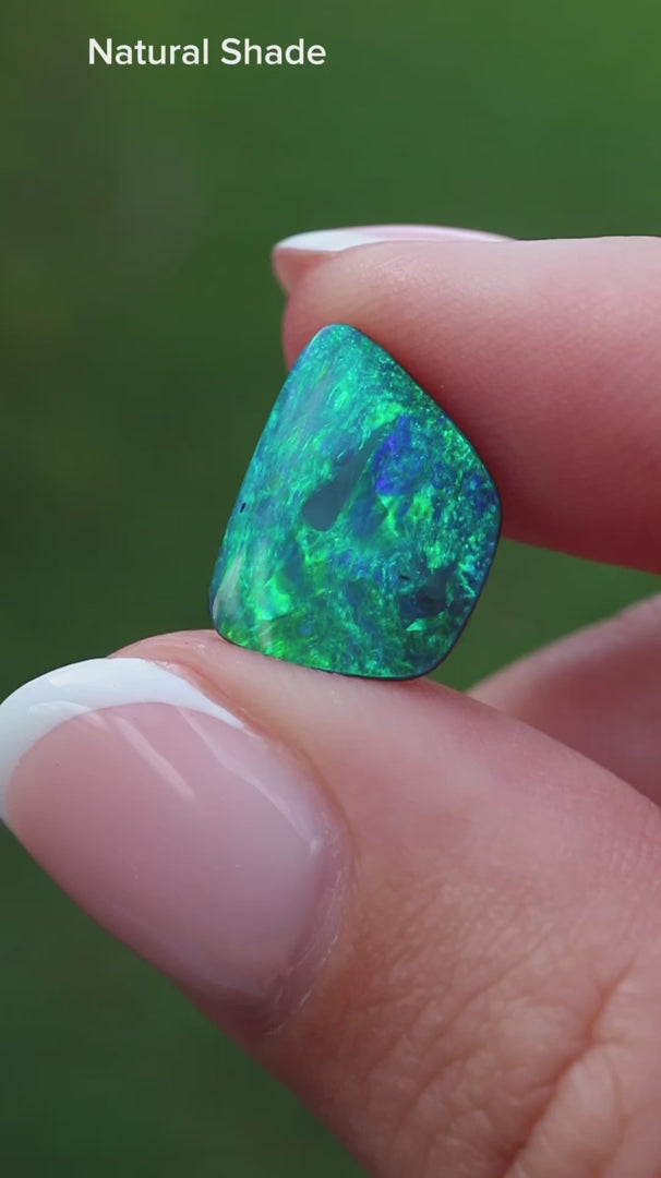 4.68ct Boulder Opal - 13.60 x 10.35 x 3.93mm
