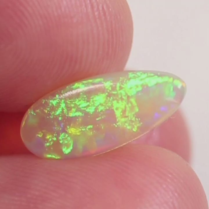 1.4ct Double Sided Crystal Opal - 6.5 x 15 x 2.2mm