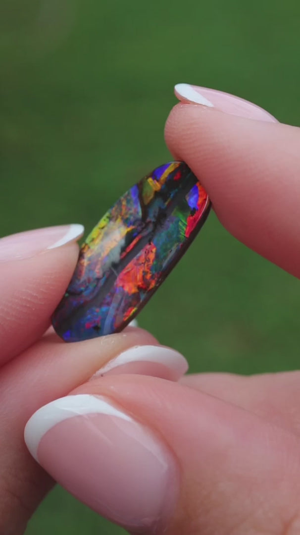 6.05ct Boulder Opal - 22 x 9.4 x 3.8mm