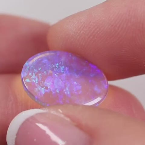3ct Double Sided Crystal Opal - 11.5 x 15 x 2.5mm