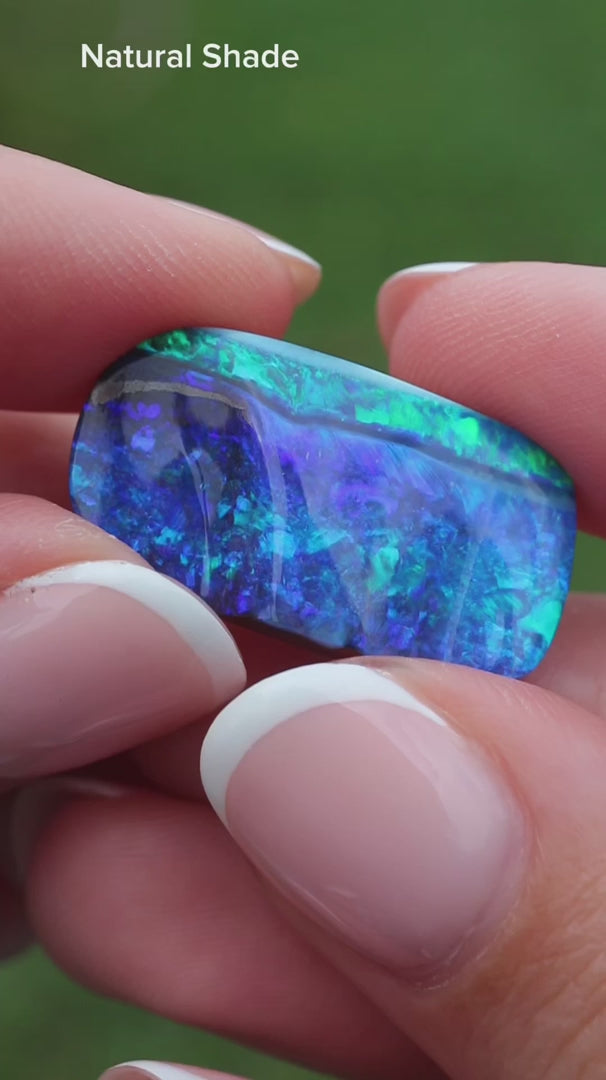 18.93ct Boulder Opal - 25.50 x 13.95 x 6.41mm