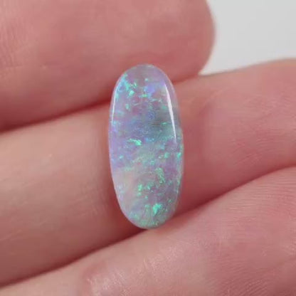 1.67 ct Dark Crystal Opal - 7.5 x 16 x 2mm