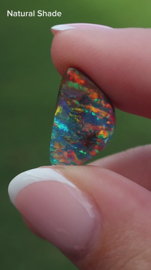 5ct Boulder Opal - 16.40 x 9.61 x 3.95mm