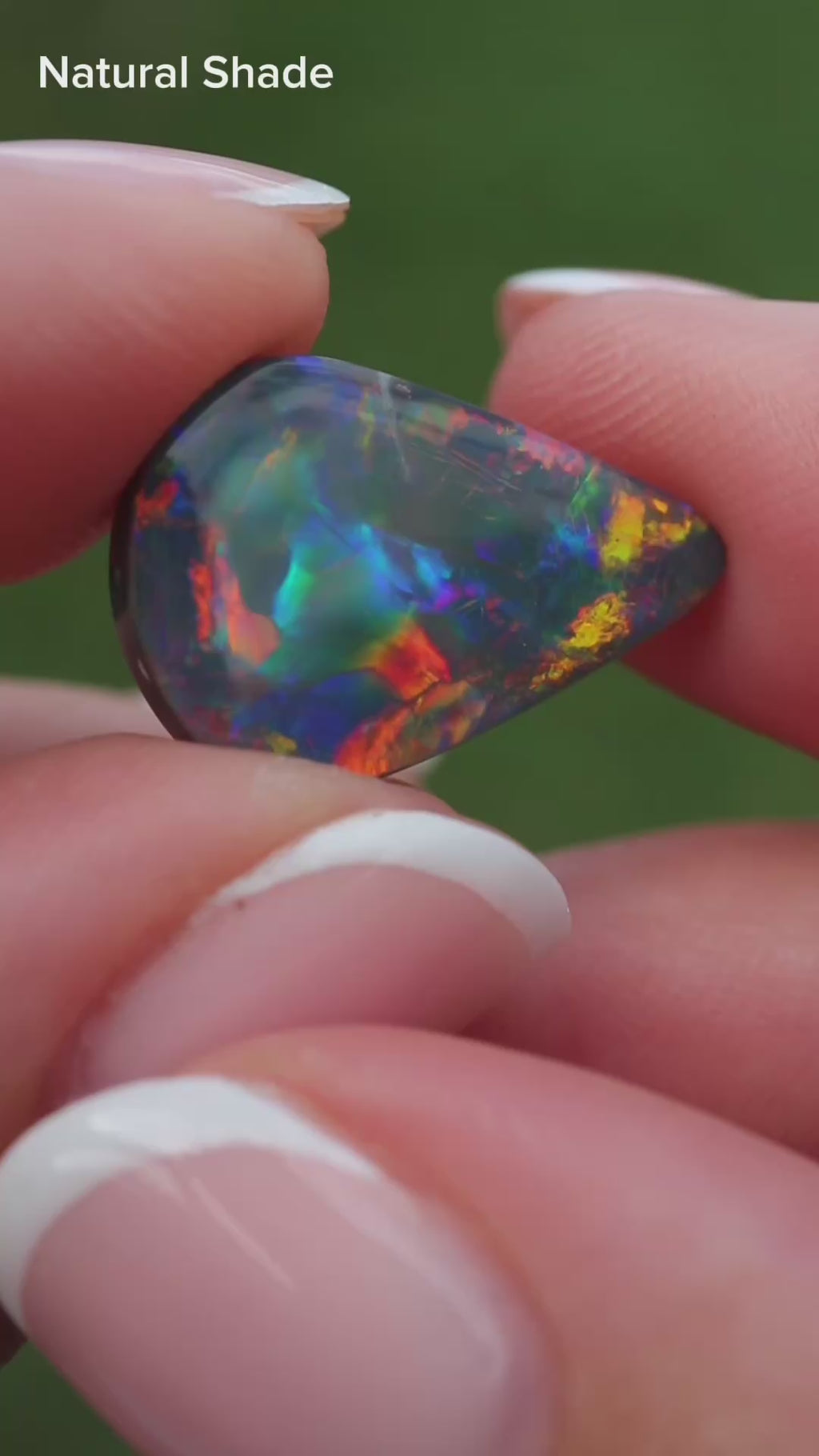 5.14ct Black Opal - 18 x 12 x 3.8mm