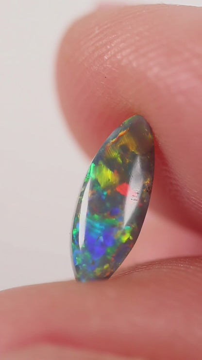 0.72ct Boulder Opal - 3.8 x 10.5 x 2.7mm