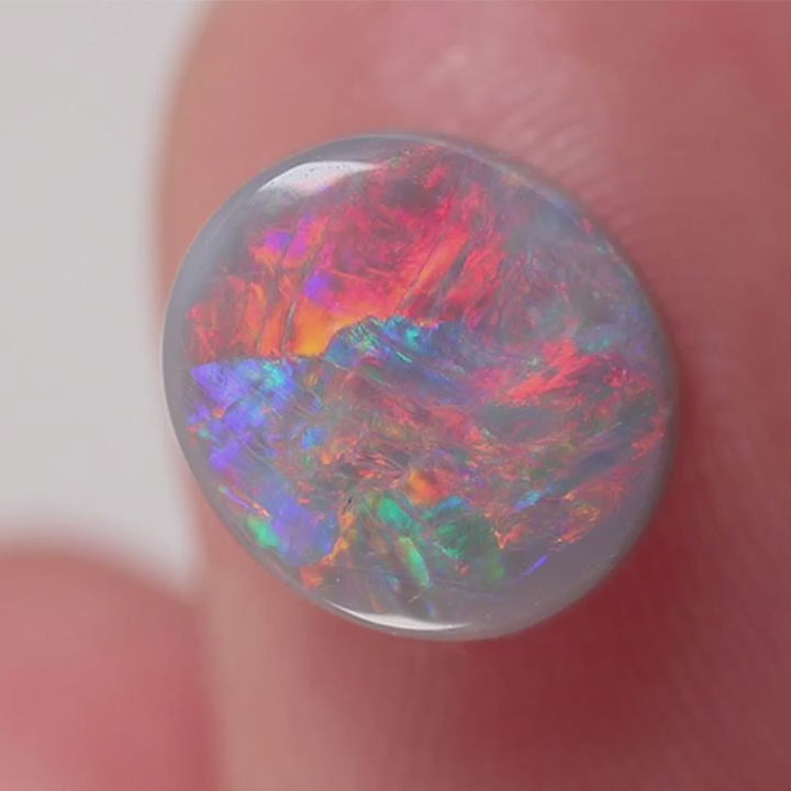 1.8ct Dark Opal - 8 x 8.9 x 3.7mm