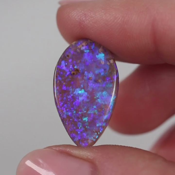 11.7ct Boulder Opal - 13 x 22 x 5mm