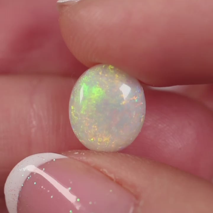 3.13ct Dark Opal - 9 x 11 x5mm