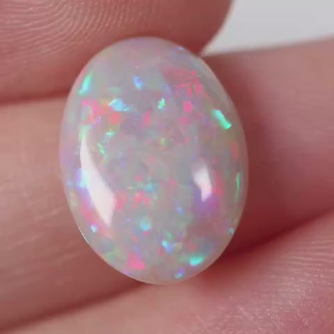 4.37ct Dark Opal - 11 x 14.9 x 4.2mm