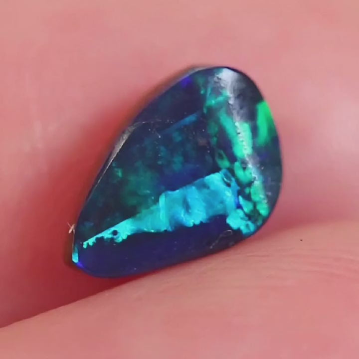 1.1ct Boulder Opal - 5.6 x 8.3 x 3mm
