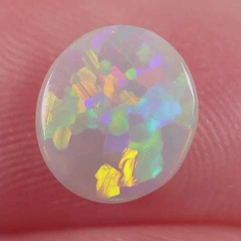 0.7ct Dark Opal - 7.3 x 8 x 2mm