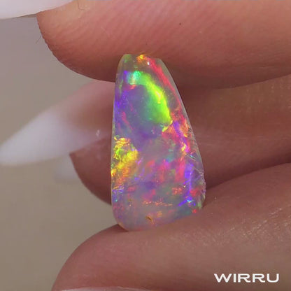 1.00ct Dark Crystal Opal - 7 x 15 x 2mm