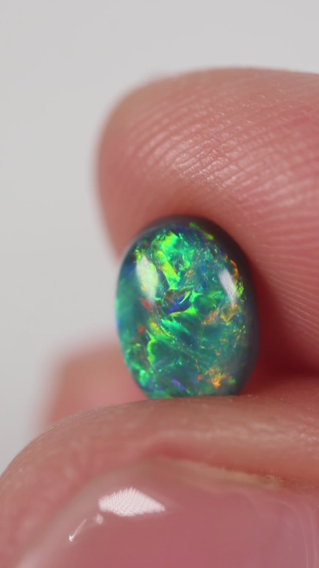 1.42ct Black Opal - 6 x 8.5 x 4.5mm
