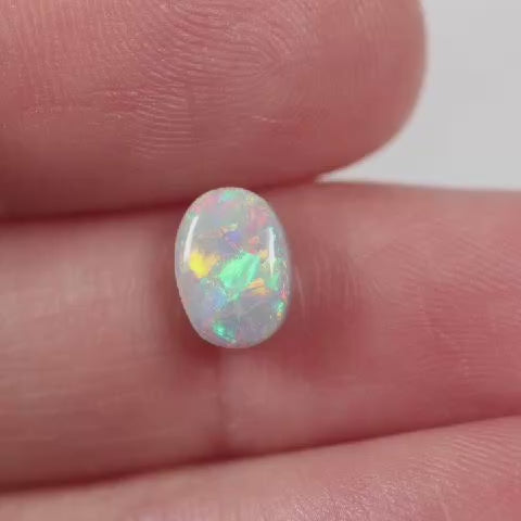 1 ct Dark Opal - 6 x 8 x 3mm