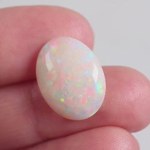 6.5ct Light Double Sided Opal - 13.9 x 17.7 x 4.8mm