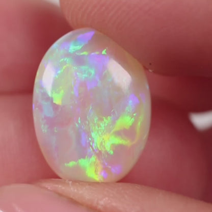 5.78ct Crystal Opal - 12 x 16 x 4.5mm