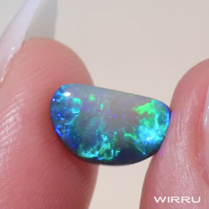 1.88ct Dark Crystal Opal - 6.5 x 11 x 3mm