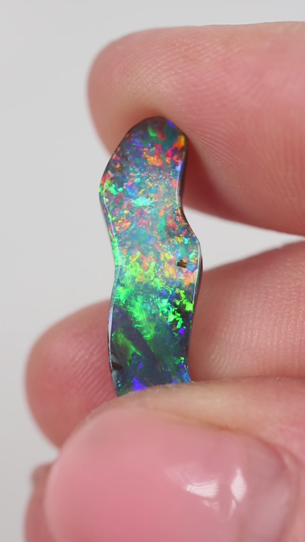 5.78ct Boulder Opal - 7.2 x 21 x 3.9mm