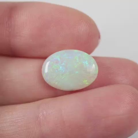 4.06 ct Dark Opal - 11 x 14.7 x 4mm