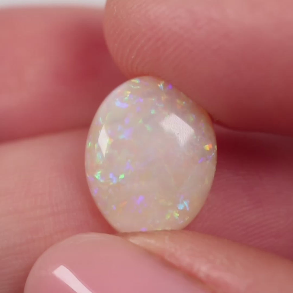 3.87ct Light Opal - 10.6 x 13.3 x 4.1mm