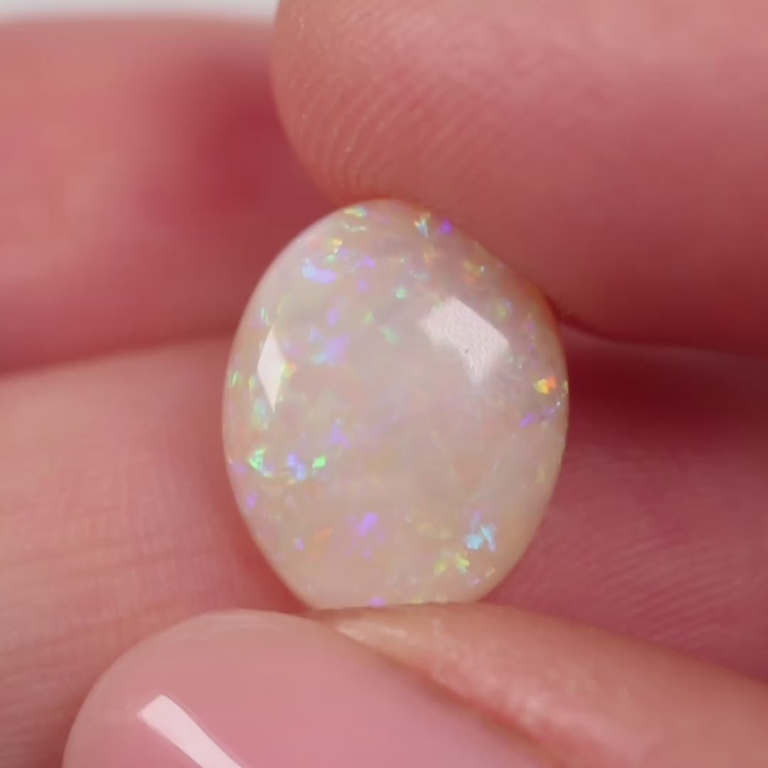 3.87ct Light Opal - 10.6 x 13.3 x 4.1mm