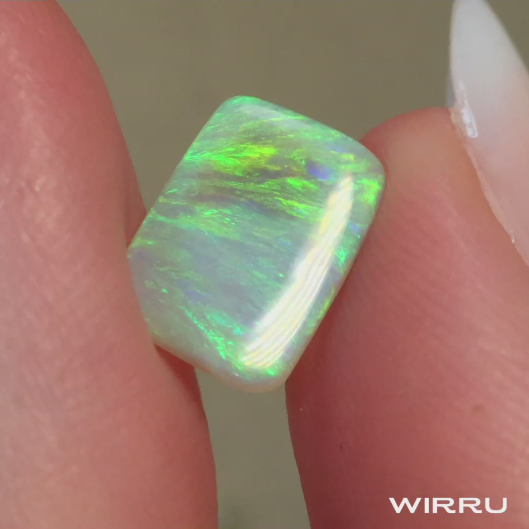 1.50ct Dark Crystal Opal - 8 x 11.5 x 2mm