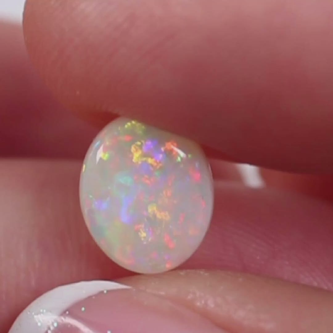 2.02ct Light Opal - 8 x 9.5 x 4mm