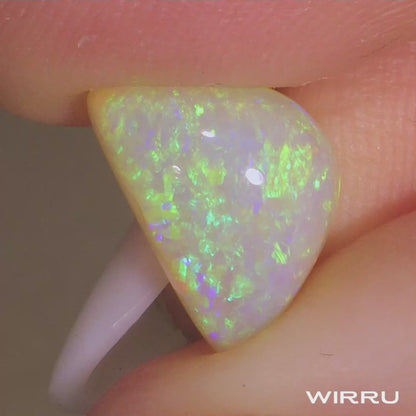 3.40ct Dark Crystal Opal - 8 x 12 x 5.5mm