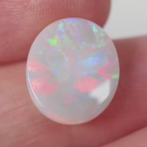 3.93ct Light opal - 11.8 x 13.8 x 3.6mm