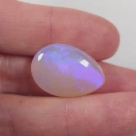 15.6 ct Dark Crystal Opal - 16.5 x 23.5 x 6.5mm
