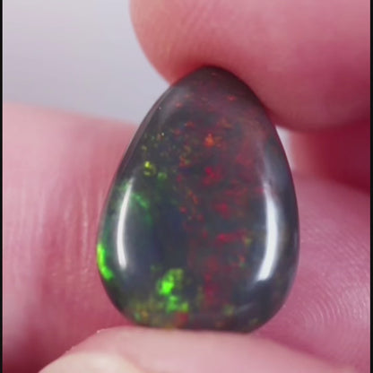 4.7ct Black Opal - 11.2 x 15.7 x 4mm
