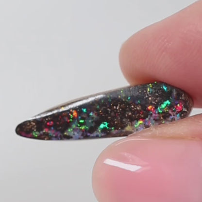 7.24 ct Boulder Opal - 7.5 x 25 x 4.5mm
