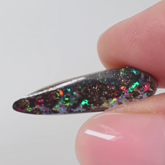 7.24 ct Boulder Opal - 7.5 x 25 x 4.5mm