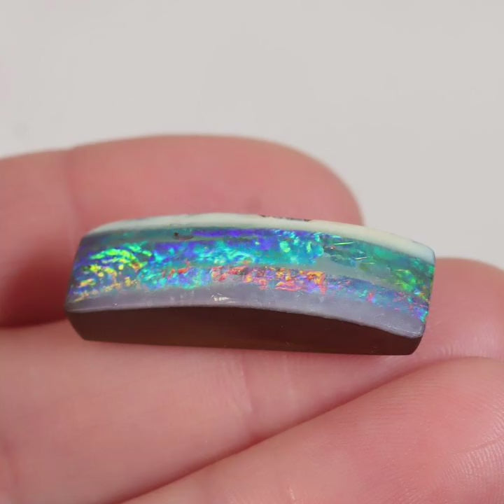 21.81ct Boulder Opal - 9.3 x 28.3 x 7mm