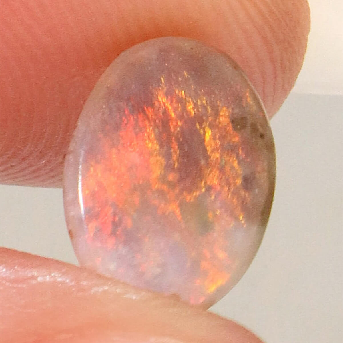 0.86ct Dark Opal - 7.5 x 10 x 2mm