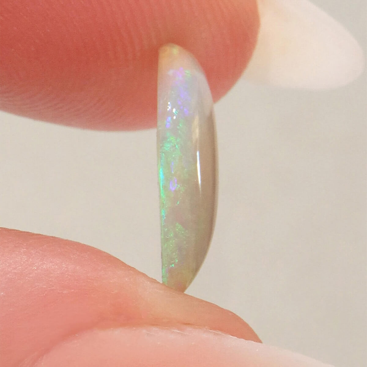 2.22ct Dark Crystal Opal - 9 x 15.5 x 3mm